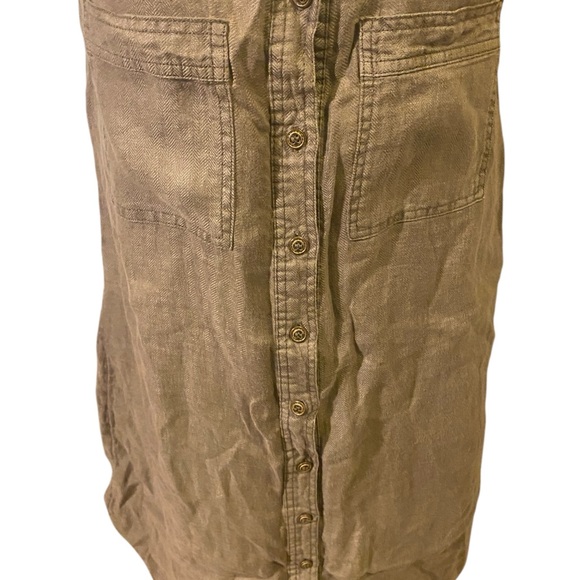 Nicole miller new york 100% Linen utility sheath mini size medium - Picture 8 of 8